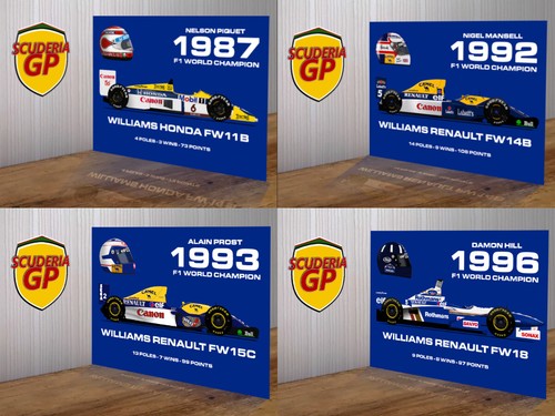 Williams champion artwork - williams, f1