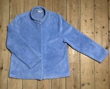 David Nieper Short Dressing Gown Bed Jacket In Blue Size 14