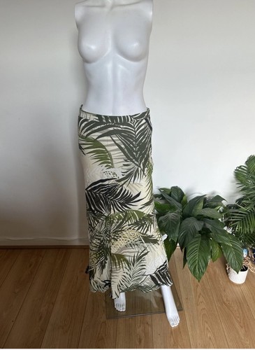 Zara tropical print midi - , skirt
