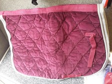 burgundy and silver saddle cloth gp