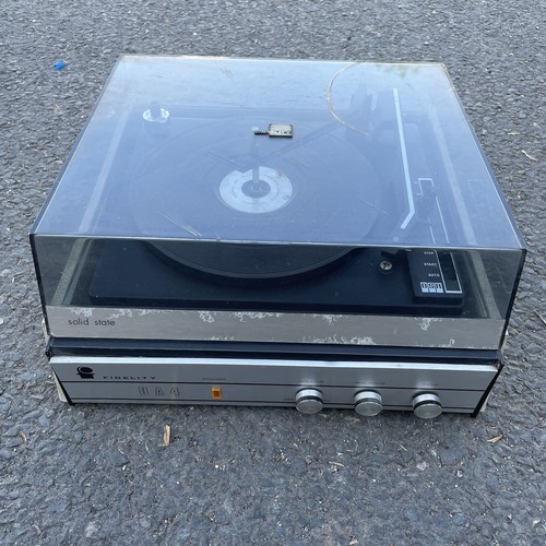 Fidelity record player - record, model