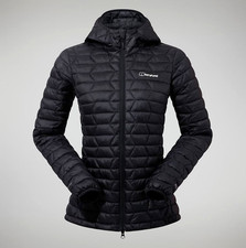 Berghaus Ladies Warm Insulated Cuillin Hooded Jacket - Black RRP £200 New. x5
