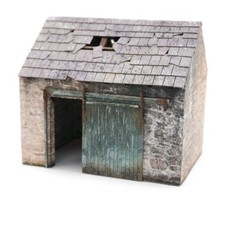 OO GAUGE DERELICT BARN / STORE