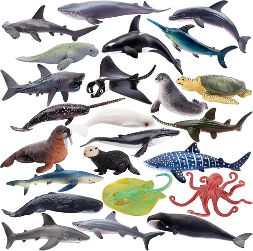 24pcs mini sea - sea, figures