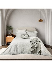 Bedeck of Belfast Amalia Cotton Super King Duvet Cover Set - White/Multi A