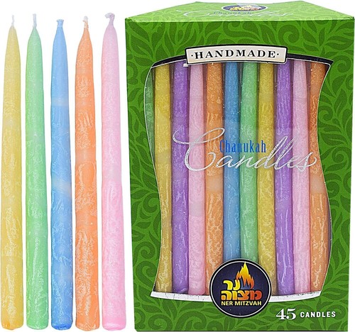 Handmade hanukkah candles - 45,