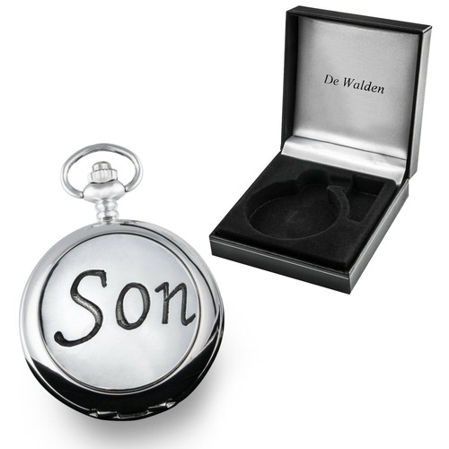 Engraved son pocket watch - engraved,