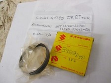 NOS SUZUKI GT380 1972 - 77 GENUINE PISTON RINGS FOR 3 PISTONS 0.50MM 11240-33701