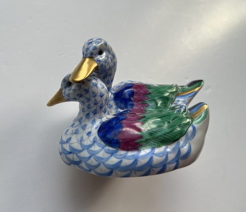 Herend porcelain pair - porcelain,
