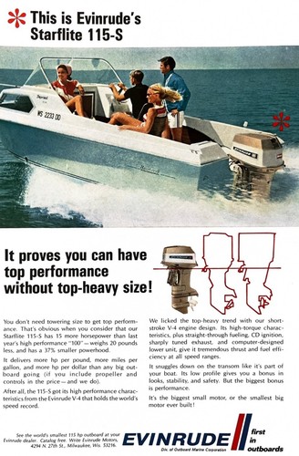 1969 evinrude outboard motor - 1969,