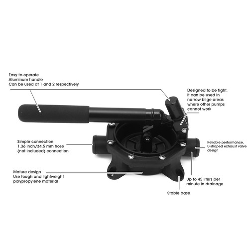Boat hand diaphragm bilge - ⁺boat,