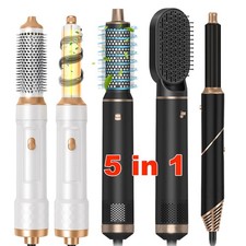 5 in 1 Professional Hair Curler Dryer Styler Curler Straightner Hot Air Brush .