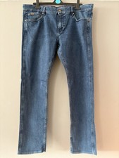 Hugo Boss Men's Stretch Straight Blue Jeans W40 L32