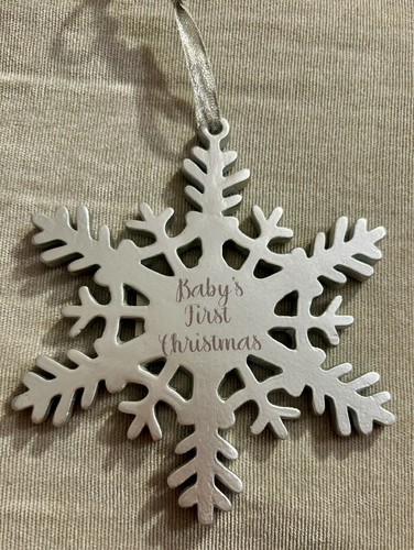 Silver snowflake baby - snowflake, baby’s