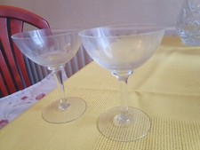 2no vintage etched saucer - 2no,