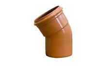 10 x  110mm Underground Drainage 30 deg degree Single Socket Bend