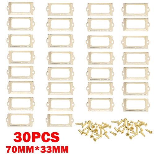 30x 70x33mm metal label holder - 30x,