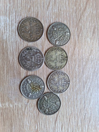 Three pence piece - 7,