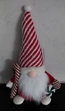 RED CANDY CANE CHRISTMAS GONK height 42 cm