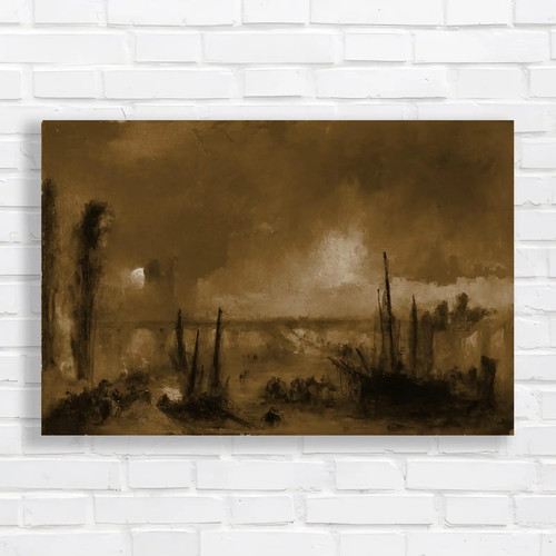 Stormy canal landscape - canal,