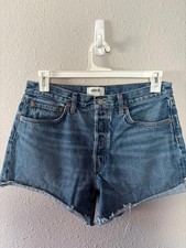 AGOLDE Parker Long Denim Short