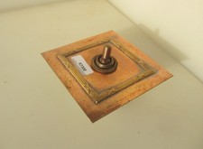 Vintage Brass Light Switch