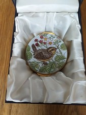Crummles Enamel trinket box featuring a Wre