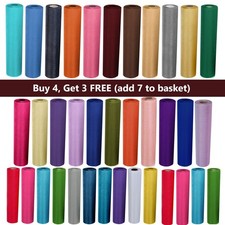 25M x 29CM Organza Roll Fabric Wedding Party Decor Chair Sash Bows Table Runner