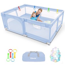 Kidoola baby playpen with mat - with,