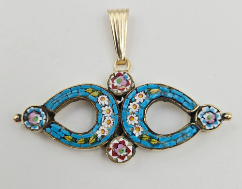 Micro mosaic pendant - micro,