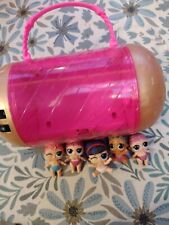 Lol Surprise Dolls Little Kids x 5 with Storage Box 