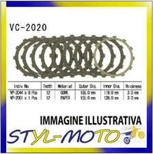 CLUTCH DISC KIT CORK VESRAH YAMAHA YZF R 1 R1 1000 2004