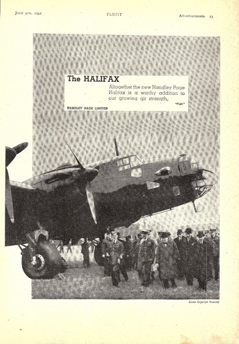 Ww2 handley page halifax heavy - ww2,