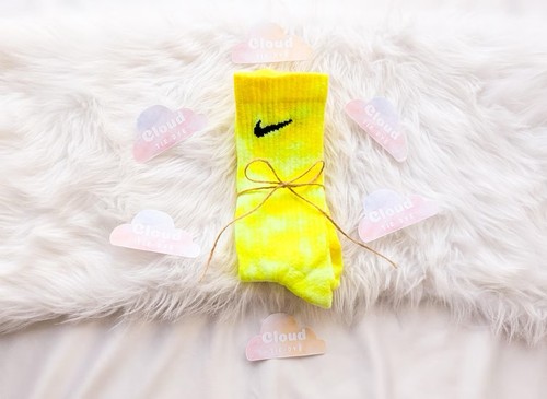 Tie dye neon yellow splash - neon,