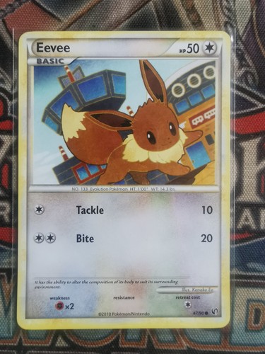 Eevee common heart gold - eevee, 47/90