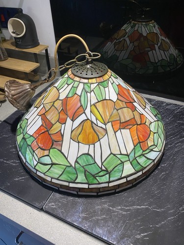 Tiffany style ceiling - ceiling, light