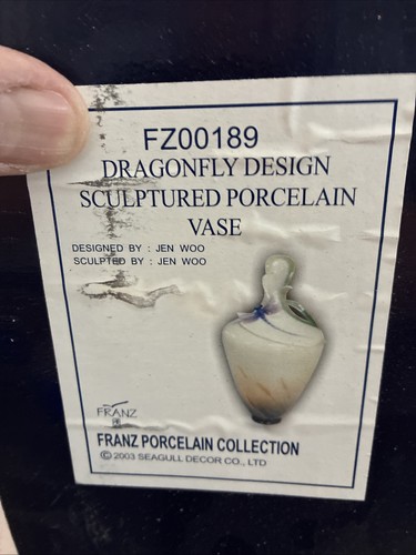Franz dragonfly vase - franz,