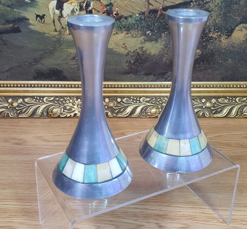 Modern chrome candlestick - chrome,