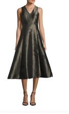 Lk Bennett Bianco Dress 10 New Con