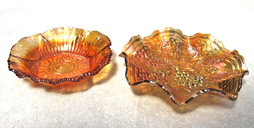 Carnival glass bowls - x, 9"