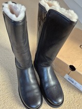UGG Abree Black Zip up Boots