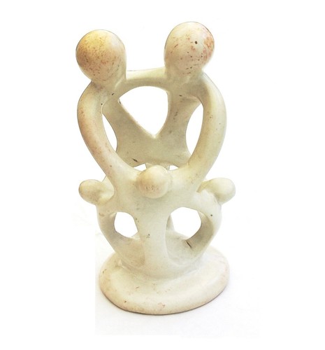 Handmade soapstone abstract - soapstone,