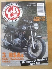 CLASSIC BIKE GUIDE AUG 1991