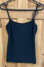 Primark Women’s Vest Top Black Used Size 10 Good Condition Winter 2024 UK~