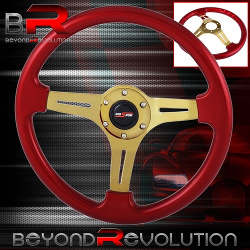Godsnow steering wheel red - steering,
