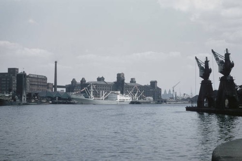 Birkenhead docks cargo ship - birkenhead,