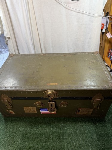 Vintage green army navy - us,