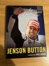 Jenson Button My Championship Year Hardback Book Signed & Autographed Brawn F1