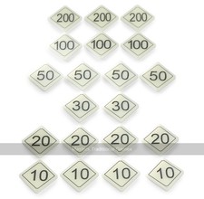 Bar billiards plastic numbers - billiards,