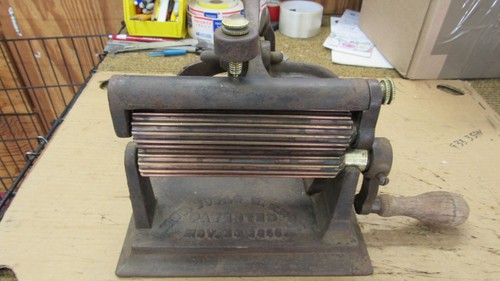 Antique pleat flute roller - pleat,